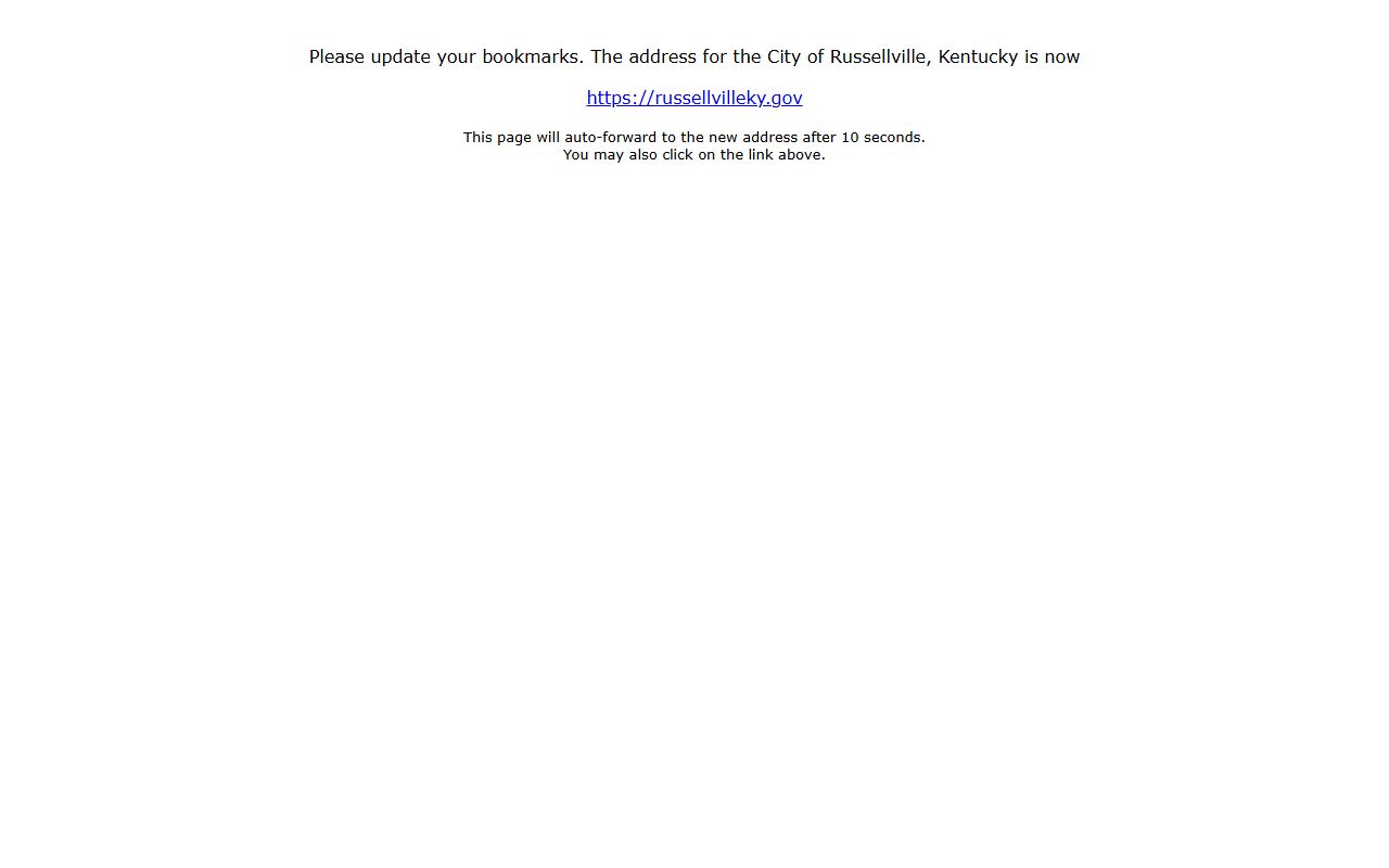 Russellville city view for Logan County death records services