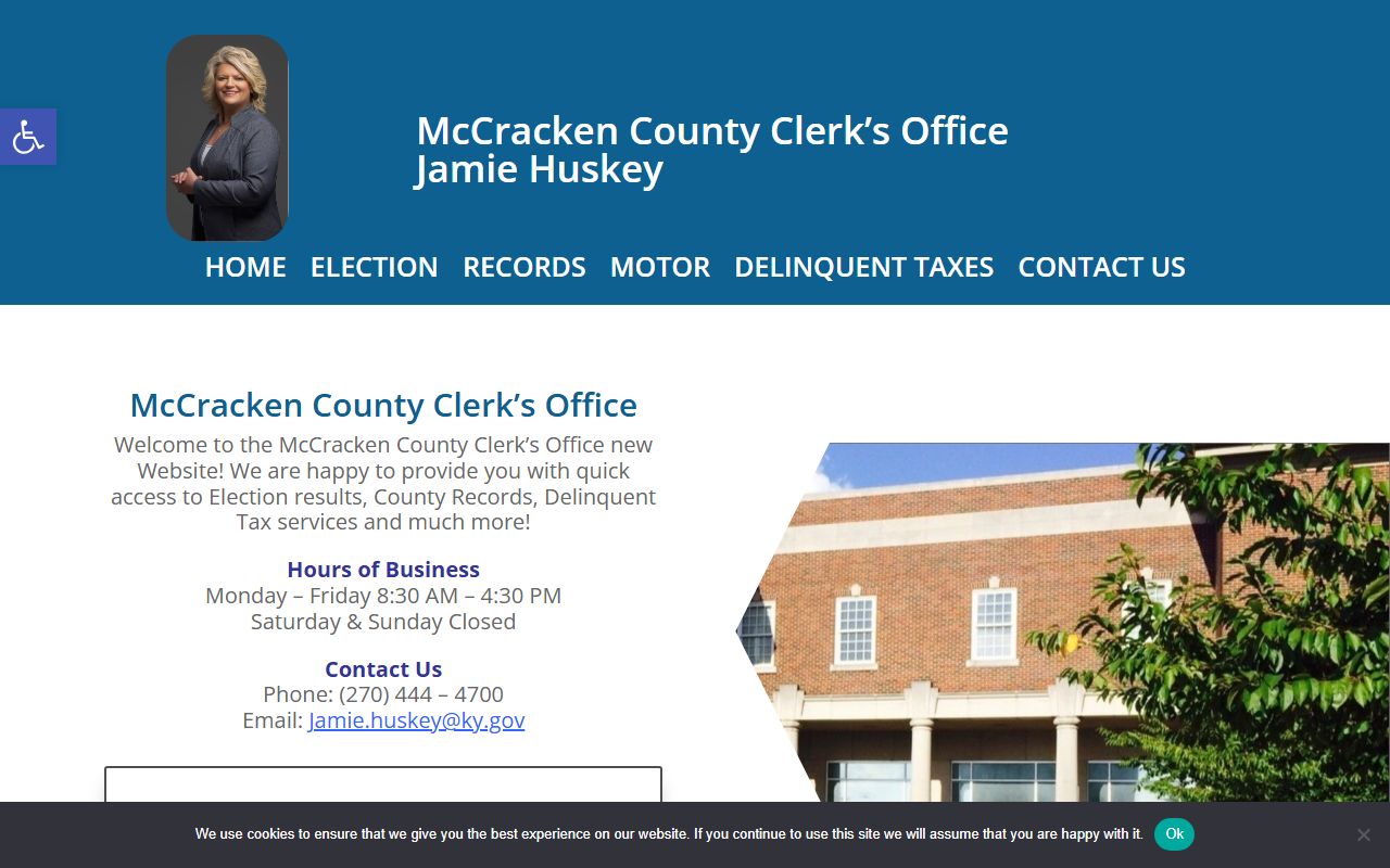 McCracken County Clerk office for death records in Paducah