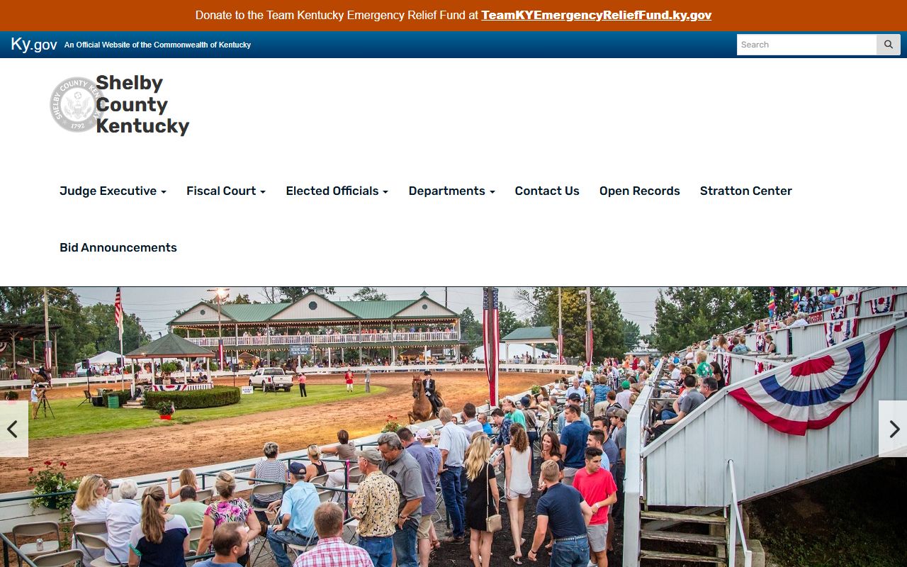 Shelby County Clerk website for death records information